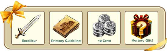 Excalibur, Beginner Guidlines, 10 Cents, Mystery Gift!